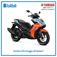 Yamaha All New Aerox 155 Standard Version Sepeda Motor [OTR Jabodetabekser] Metallic Red Jakarta