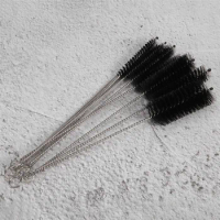 Aquarium Filter Brush Set, Flexible Double Ended Bristles Hose Pipe Cleaner with Stainless Steel Long Cleaning Brush