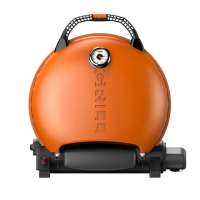 【O-GRILL】【品牌直營】700T美式時尚可攜式瓦斯烤肉爐(熱情橘)