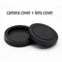 2pcs/Set For Sony Micro Single Camera ILCE-A9 A7S2 A7R2 A7R3 A7RM3 A7M2 Body Cover + Lens Rear Cover