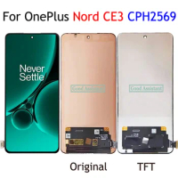 AMOLED / TFT 6.7 Inch For OnePlus Nord CE3 1+ NordCE CE 3 CPH2569 LCD Display Screen Touch Digitizer Panel Assembly Replacement