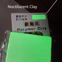 Noctilucent Clay Baking Mud Handmade Art and Craft of Pottery Painted Pottery Sculpture Mud Soft Clay Air Dry Clay DIY