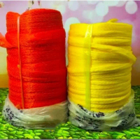 Jaring Buah Polynet Ecer Per Meter Fruit Cover Plastik Pembungkus Merah dan Kuning untuk Perlindunga