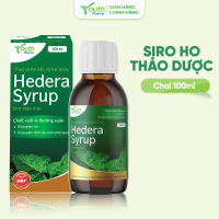 Siro Ho Hedera Syrup Youth Pharma Hỗ Trợ Giảm Ho, Giảm Đờm - Chai 100ml