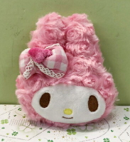 【震撼精品百貨】My Melody 美樂蒂 Sanrio造型絨毛珠扣零錢包-愛心#10067 震撼日式精品百貨