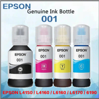 jveshop1 Epson 001 หมึกเติม หมึกสีย้อมสำหรับเครื่องพิมพ์ L4150L4160L5190L6160L6170 Epson T03Y (001) 