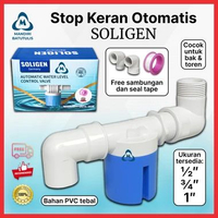 Stop Keran Otomatis SOLIGEN - Automatic Water Level Control - Pelampung Air Toren Bak Mandi Anti Mel