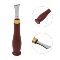 1/1.5/2/2.5mm Leather Edge Creaser Stainless Steel Shallow Slot Edge Lineer Pressure Edge Device Trimmer Crimping Leather Tools
