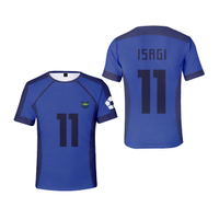 2023 NewBlue lock isagi Yoichi chigiri hyoma Jersey training uniform cosplay football team short sle