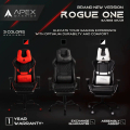 Apex Warrior Rogue One Kursi Gaming Premium W/ Footrest - Red/Black, All Black, White/Black, Yellow/Black
