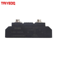 Solid State Relay SSR Module Single Phase Input 3-32VDC Output 24-680VAC Industrial SSR 60A 80A 100A