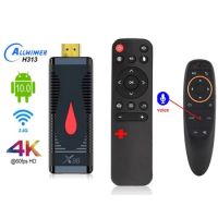 10pcs TV Stick X96 S400 Android 10.0 Allwinner H313 optional g10 air mouse2.4G Wifi 1G 8G/2GB 16GB TV Dongle