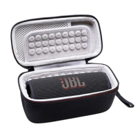 LTGEM EVA Hard Case for JBL Flip 6/Flip 5/Flip 4 Outdoor Speaker Protective Carrying Storage Bag