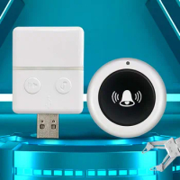 Wireless Doorbell 150m 30 Music Waterproof Remote Controller USB Smart Door Bell Receiver Single Button Remote Control