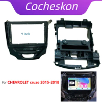 9 Inch Car Frame Fascia Adapter For Chevrolet Cruze 2015-2018 Android Audio Bezel Dask Kit Fascias