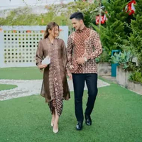 Kebaya Couple Coklat | Tunik Couple | Kebaya Coklat | Tunik Coklat | Kebaya Modern | Kebaya Wisuda |