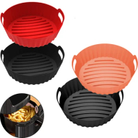 Air Fryer Silicone Baking Tray Food Safe Reusable Silicone Mold Microwave Pads Baking Mat Oven Air Fryer Liner Silicone Mold