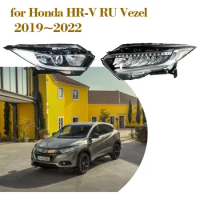 Car Headlight Assembly for Honda HR-V HRV RU Vezel 2019~2022 2020 EU Fog Light Bumper Corner Halogen Side Lamp LED Accessories