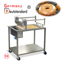 Commercial donut polishing machine polishing table