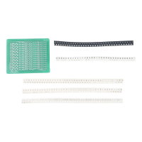 Kit Latihan Pateri SMD untuk Pemula Elektronik: Termasuk Komponen 0805/0603/0402, 34 LED Merah dan 1