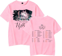 ADO Hibana World Tour 2025 Merch T-Shirt Women Men Casual Crewneck Short Sleeve Tee