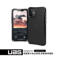 【UAG】iPhone 12 mini 耐衝擊保護殼-全透黑(UAG)
