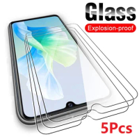 5Pcs Tempered Glass For Vivo Y22 Y22S Y27 Y30 Y31 Y32 Y33 Y31s Y33s Y50 Y51 Y56 Y70 Y100 Y35 Y36 4G Y52 Y55 5G Screen Protector