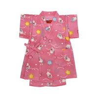 竹とんぼ 竹蜻蜓 粉色玉兔 兒童和服甚平