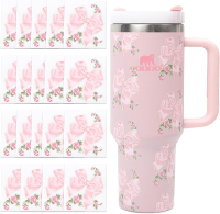 Bows Stickers Compatible with Stanley Tumbler Accessories - Fits Holiday Quencher Tumbler 40 oz Cute