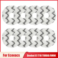 Mop Pads Parts For Ecovacs Deebot X1 OMNI/TURBO T10 TURBO Vacuum Cleaner Washable Mop Rags Mop Cloth Replacement Accessories