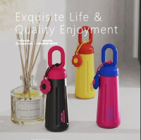 Tumbler Cute Moden 420ml Flower Keychain