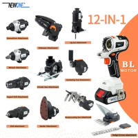 12-in-1 combo kit Cordless Brushless Recip Saw Jig saw Circular Saw Chainsaw Oscillating Tool Screw Driver For makita Battery