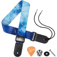 Strap Ukulele, Tali Ukulele motif Elegan Untuk Konser Soprano Tenor Dan Ukulele Bariton & Gitarlele