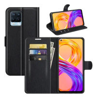 For OPPO Realme 8 Pro Case Wallet Leather Flip Leather Phone Case For Realme 8 5G Realme 7 6 5 Pro Q3 X7 Pro X50 5G Stand Cover