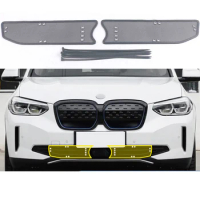 Car Front Grill Net Head Engine Protect Anti-insect for Bmw Ix3 2021 2022 2023 2024 Water Tank Net Cover Accessories Auto Kit