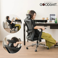 【GOODSHIT.】NU Clear克力人體工學椅-鋁合金腳(電腦椅 工作椅 辦公椅)