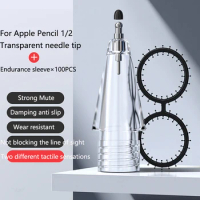 For Apple Pencil Transparent Nib for Apple Pencil 1st 2nd Generation Nib iPad Stylus Pen