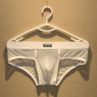 Men's sexy low waist mesh bag sexy briefs sexy men underwear gay sexy underwear gay underwear sissy panties for men