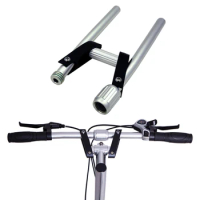 MTB Bike Folding Handlebar 25.4mm Aluminum Alloy Horizontal Handle Bar 580mm For Foldable Electric Bike/Folding Bicycle Scooter