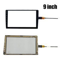 Skrin kaca LCD penuh 9 inci sebagai pengganti untuk paparan instrumen hitam 5V TEYES CC2/CC3 dengan