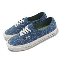 【VANS】休閒鞋 Authentic 44 DX 男鞋 藍 白 Alva 縫線 帆布 滑板鞋(VN0005U8NVY)