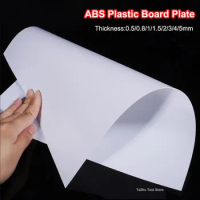 ABS Plastic Board Plate Model Sheet Material For DIY Model Part Accessories Thickness 0.5mm/0.8mm/1mm/1.5mm/2mm/3mm/4mm/5mm