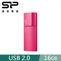 SP 廣穎 16GB U05 USB 2.0 隨身碟 蜜桃紅/尊爵黑/寶石藍