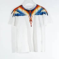 Kaos MARCELO BURLON WINGS ORANGE NAVY WHITE TSHIRT 100% ORIGINAL Size XS