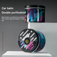 Solid car balm car aromatherapy car perfume essential oil decoration creative decoration car balm Ac