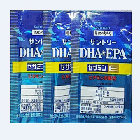 SUNTORY三得利 魚油 DHA＆EPA+芝麻明E(30日份)-隨身包組合
