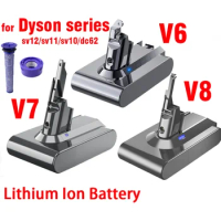 New for Dyson V6 V7 V8 V10 Rechargeable Lithium Ion Batteries, Absolute Vacuum Cleaner SV10 SV11 SV12 SV03 DC62 Li-ion Battery