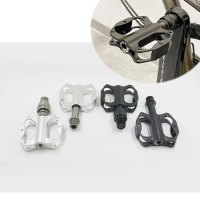 Union Jack Titanium Axle Pedals for Brompton 3SIXTY Folding Bike Quick Release Ultralight Pedal Titanium 176g