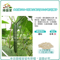 【綠藝家】大包裝G20-1冠軍小黃瓜(123小胡瓜)種子1.5克(約55顆)