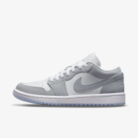 【NIKE 耐吉】WMNS AIR JORDAN 1 LOW 女鞋 休閒鞋 運動鞋 小Dior 喬丹 AJ1 果凍底 白灰(DC0774105)